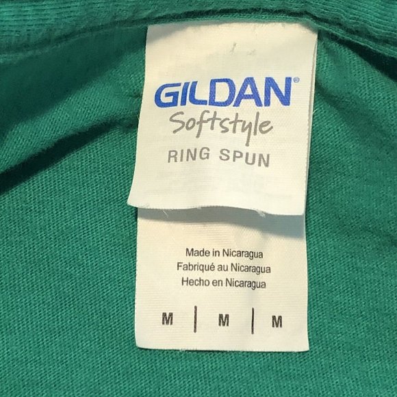 Anime Fantasy Magical Amulet Shield Warrior Green Shirt Men Size Medium - Picture 6 of 12